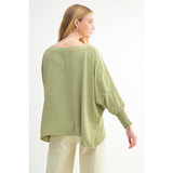 BOAT NECK OVERSIZE TOP