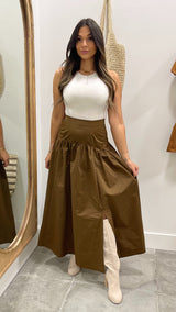 Midnight Mocha Maxi Skirt