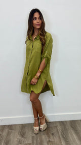 Gina Linen Dress