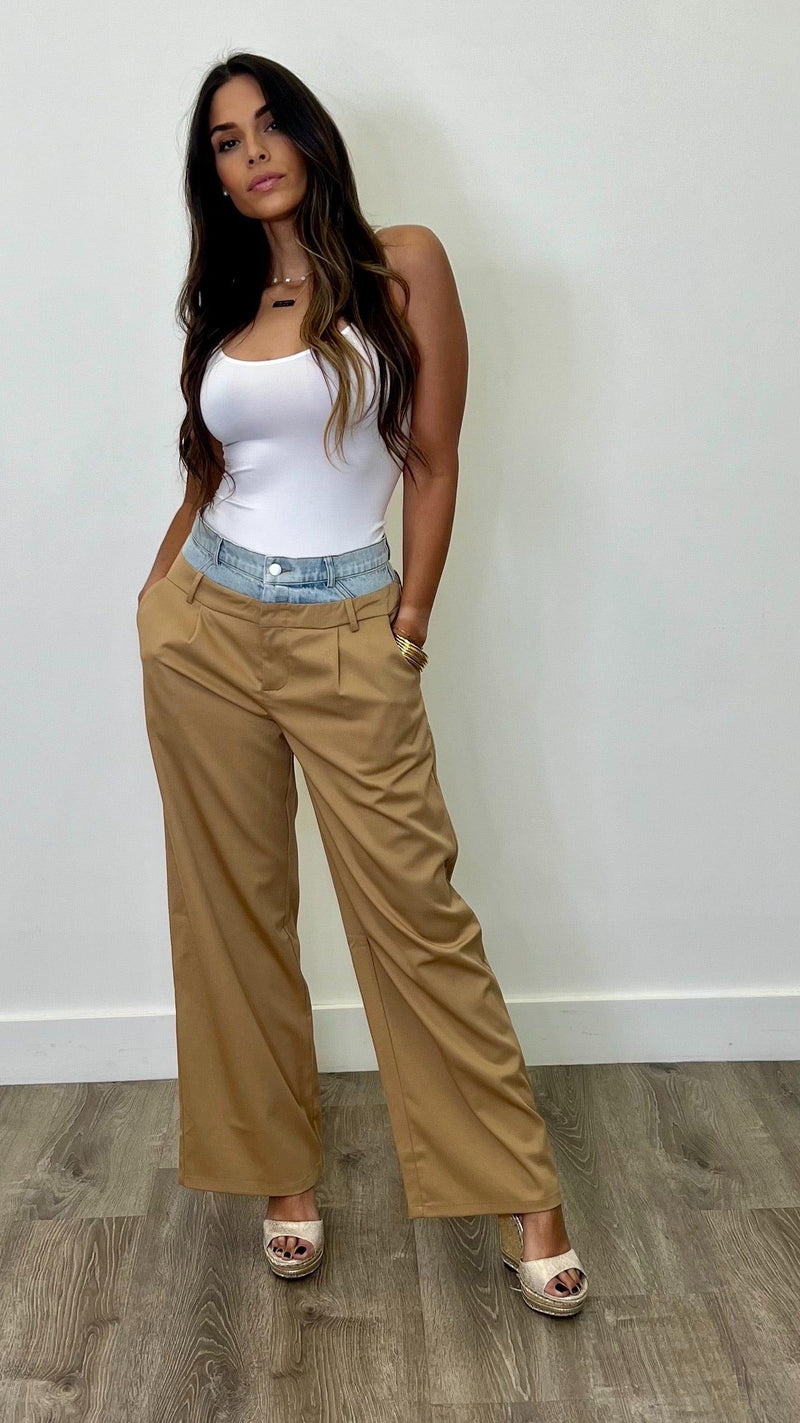 Leonora Taupe Pants