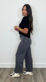 Kinley Black Pants - PRINZZESA BOUTIQUE