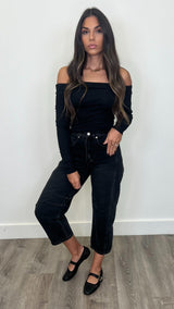 Judith Black Top - PRINZZESA BOUTIQUE