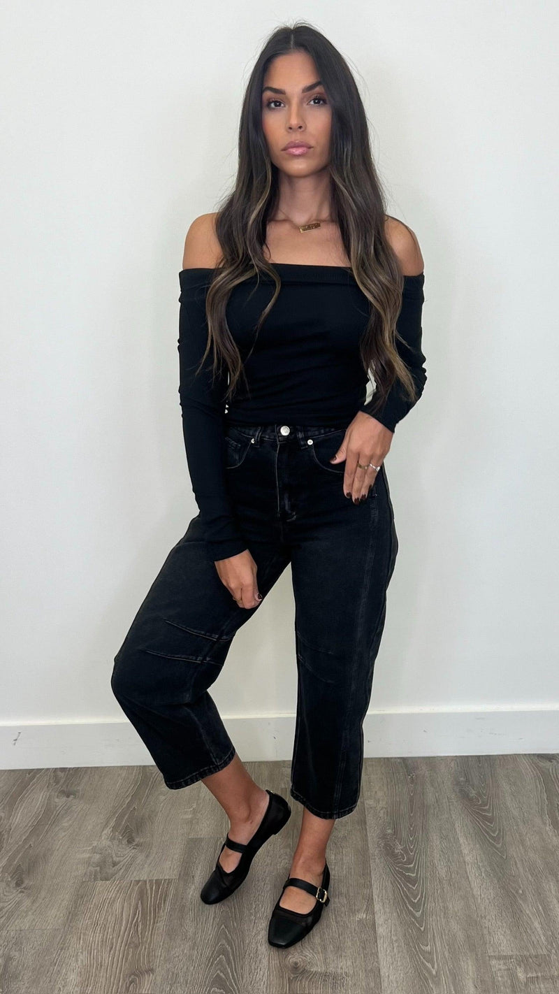 Judith Black Top - PRINZZESA BOUTIQUE
