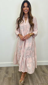 Serena Cotton Maxi Dress - PRINZZESA BOUTIQUE