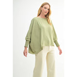 BOAT NECK OVERSIZE TOP