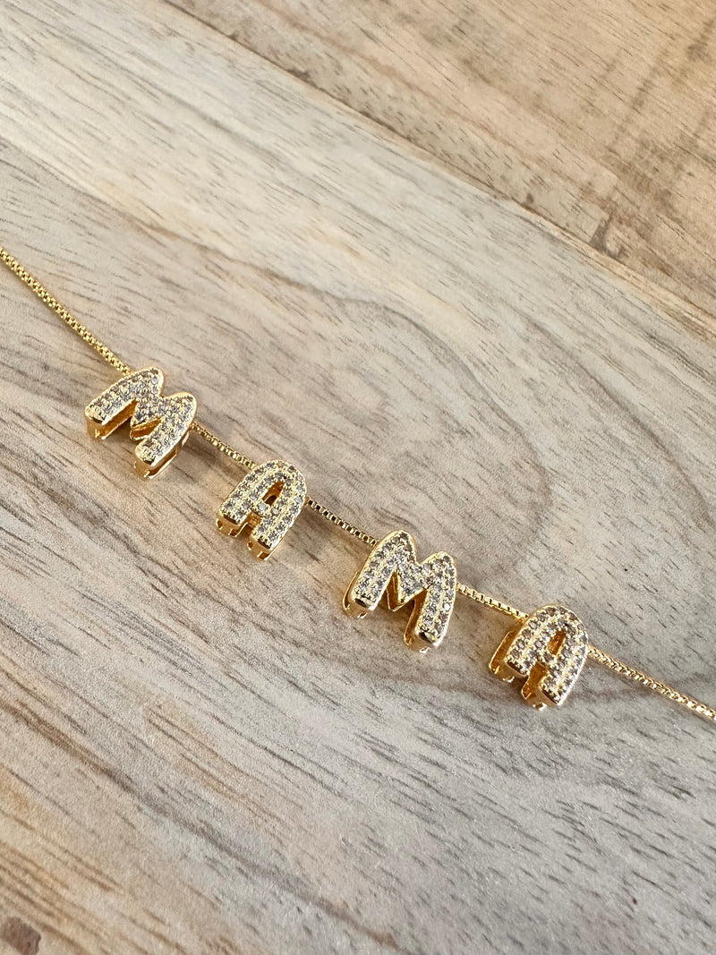 Mama Bubble Charm Necklace