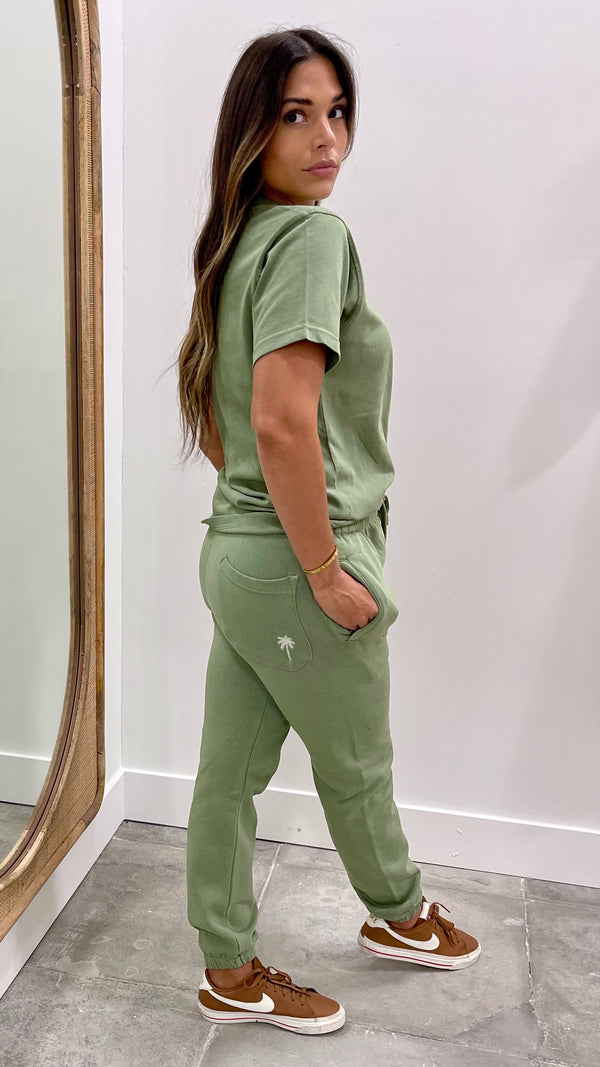CasaMiami Premium Joggers Oil Green