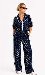 Polka Dot Travel Track Suit