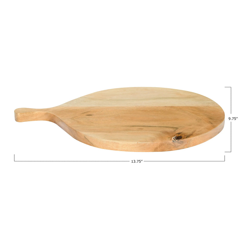 Acacia Wood Cheese/Cutting Board with Handle - PRINZZESA BOUTIQUE