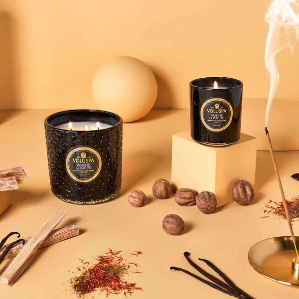 Amber Lumiere Classic Candle - PRINZZESA BOUTIQUE