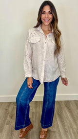 Giuliana Eyelet Top - PRINZZESA BOUTIQUE