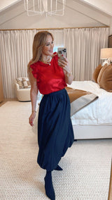 Giselle Black Bubble Midi Skirt - PRINZZESA BOUTIQUE