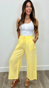 Alessandra Linen Pants - PRINZZESA BOUTIQUE
