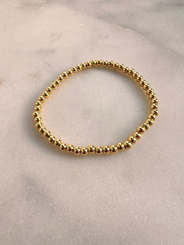 Mia Gold Beaded Bracelet - PRINZZESA BOUTIQUE
