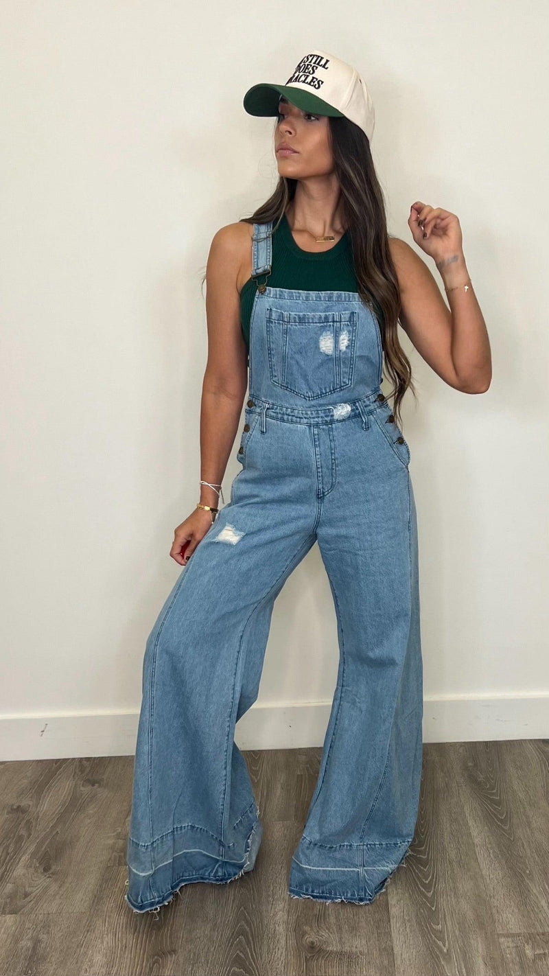 Marlee Denim Overalls - PRINZZESA BOUTIQUE