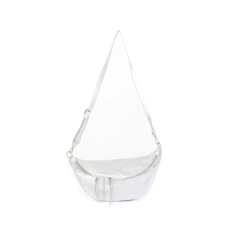 Bambina Metallic Leather Travel Fanny Bag - PRINZZESA BOUTIQUE