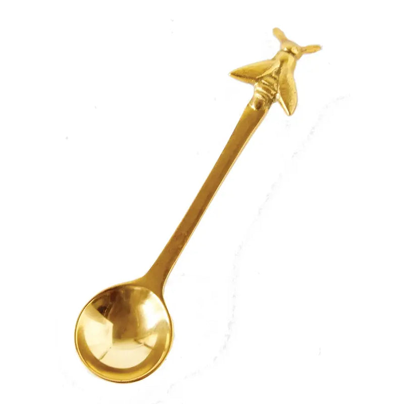 Brass Spoon w/ Bee - PRINZZESA BOUTIQUE