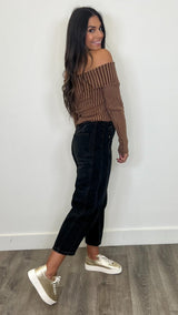 Annika Chestnut Top - PRINZZESA BOUTIQUE