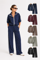 Polka Dot Travel Track Suit