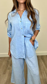 Alessandra Linen Pants - PRINZZESA BOUTIQUE