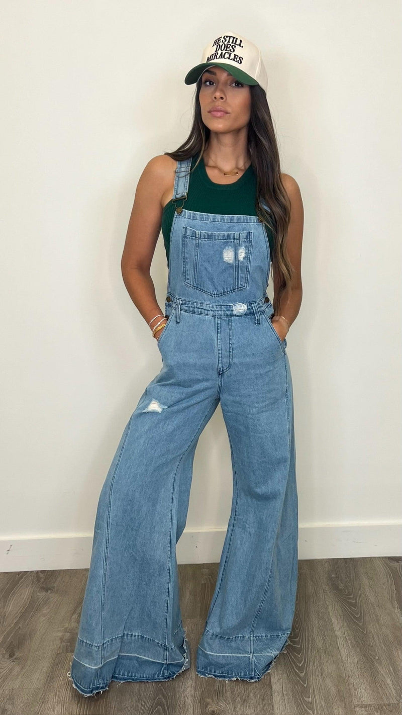 Marlee Denim Overalls - PRINZZESA BOUTIQUE