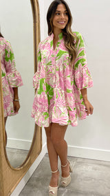 Andrea Eyelet Cotton Dress