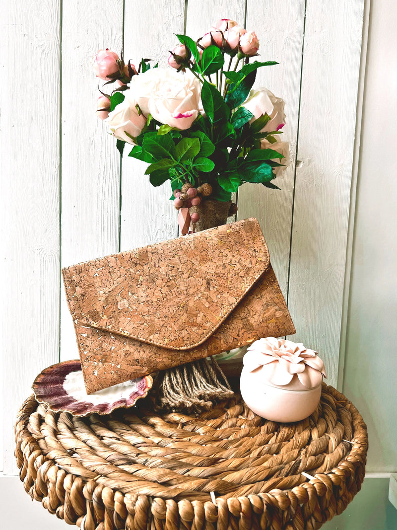 Cork Clutch - PRINZZESA BOUTIQUE