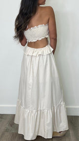 Gwenivere Ivory Maxi Dress