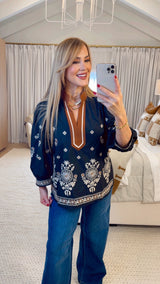 The Debbie Top Black