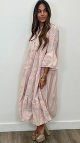 Serena Cotton Maxi Dress - PRINZZESA BOUTIQUE