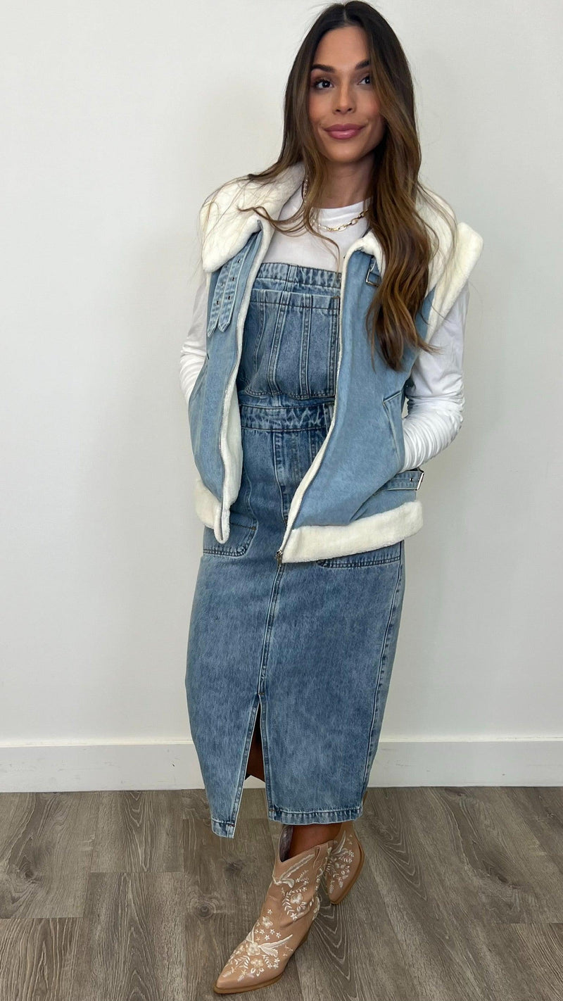 Bailey Denim Overalls - PRINZZESA BOUTIQUE