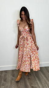 Malia Floral Dress - PRINZZESA BOUTIQUE