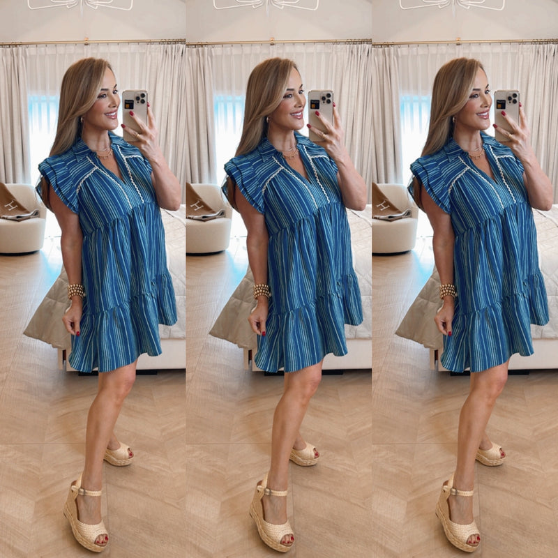 Phoebe Denim Blue Dress