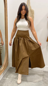 Midnight Mocha Maxi Skirt