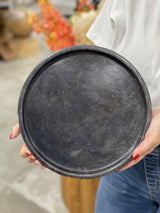 black marble round tray - 2