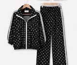 Polka Dot Travel Track Suit