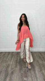 Angel Coral Top - PRINZZESA BOUTIQUE