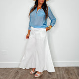 Daya Off White Pants - PRINZZESA BOUTIQUE