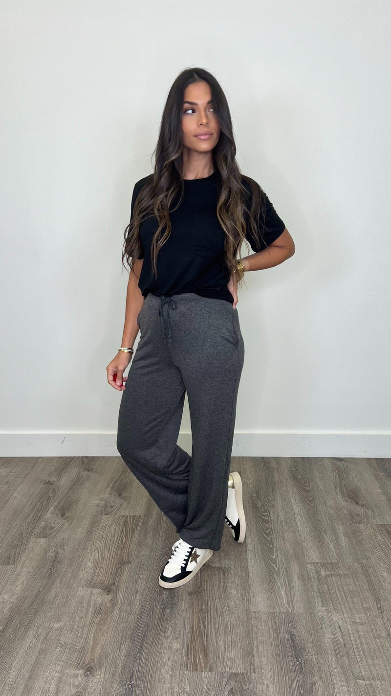 Kinley Black Pants - PRINZZESA BOUTIQUE