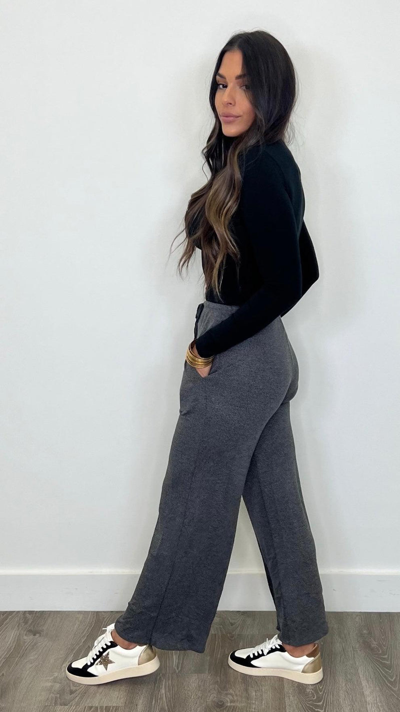 Kinley Black Pants - PRINZZESA BOUTIQUE