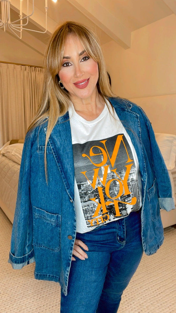 New York T Shirt - PRINZZESA BOUTIQUE