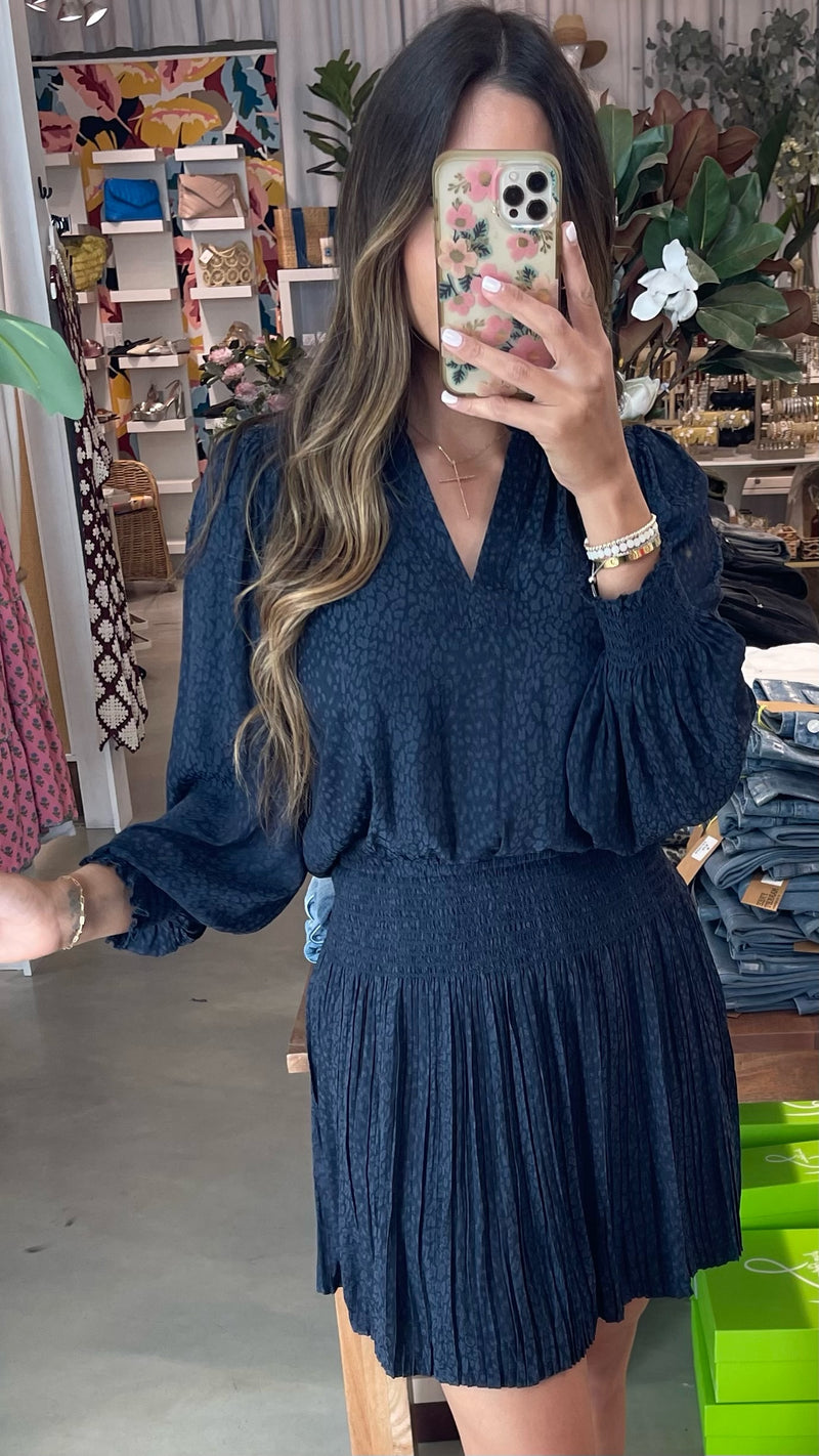 Nina Navy Mini Dress