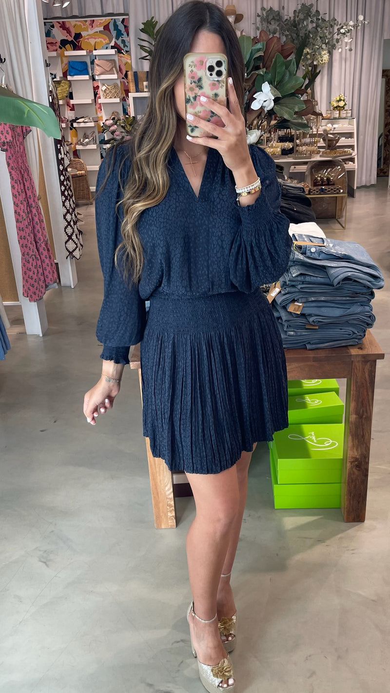 Nina Navy Mini Dress