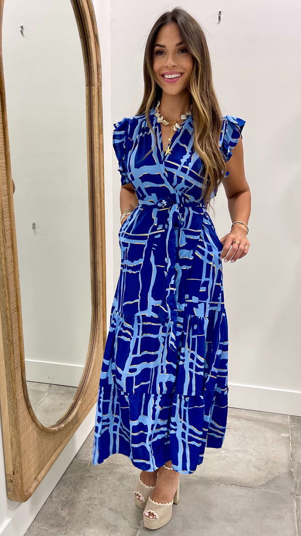 Luchetti Ocean Blue Dress