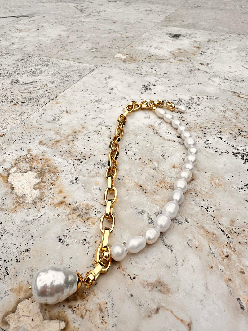 Amanda Pearl Necklace - PRINZZESA BOUTIQUE