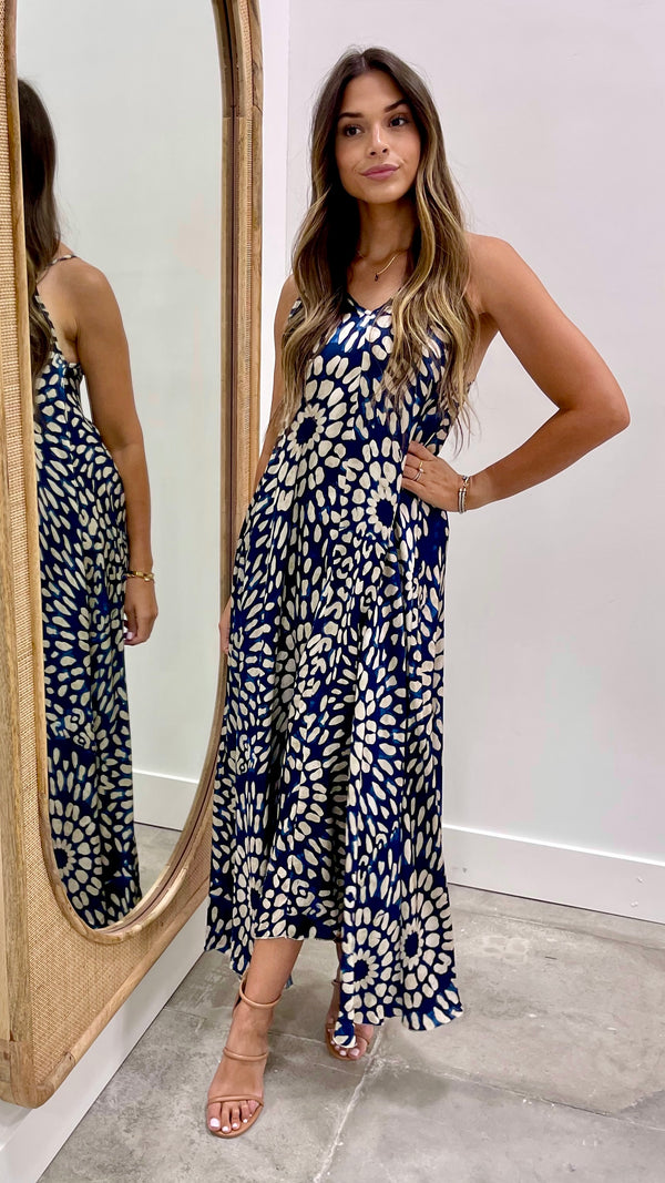 Venezia Blue Italian Dress