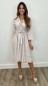 Paolina Eyelet Dress - PRINZZESA BOUTIQUE