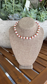 Pearl Knots Multicolor Red