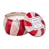 Crushed Candy Cane Mini Tin Candle - PRINZZESA BOUTIQUE