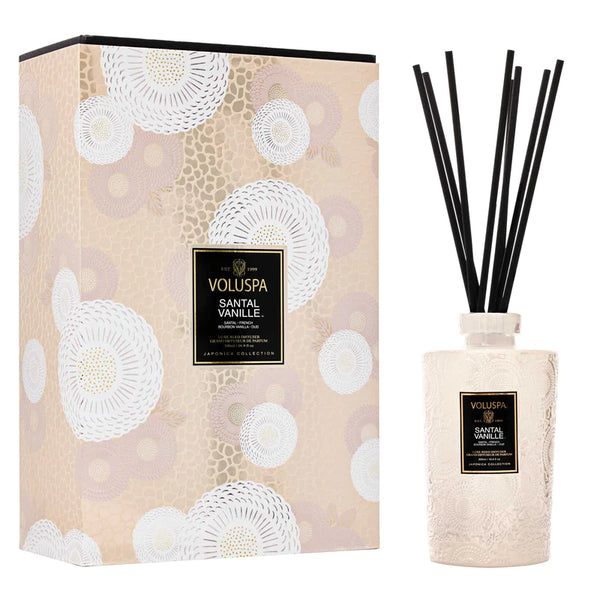 Santal Vanille Luxe Reed Diffuser - PRINZZESA BOUTIQUE